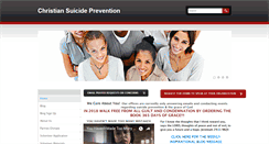 Desktop Screenshot of christiansuicideprevention.com