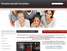 Tablet Screenshot of christiansuicideprevention.com